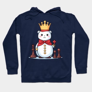 Christmas Chess Snowman Hoodie